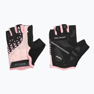 Guanti da ciclismo da donna ATTABO Vito WMNS gel shock proof rosa/nero