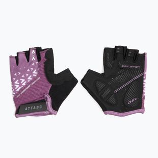 Guanti da ciclismo per bambini ATTABO Vito JRG gel antiurto rosa/nero