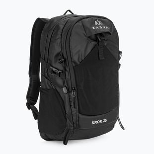 Zaino da trekking KADVA con tasca per laptop 25 l nero