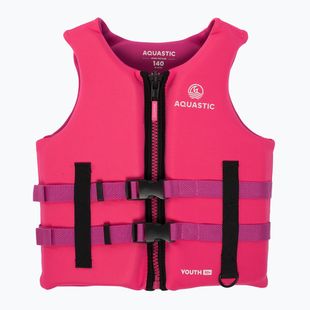 Gilet di assicurazione AQUASTIC Youth 50N per bambini, rosa