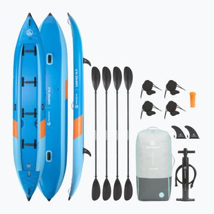 Kayak gonfiabile 4-osobowy AQUASTIC Cortez 16'9" hybrid blue
