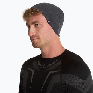 LANA MERINO 100% cappello HAT0441 grigio