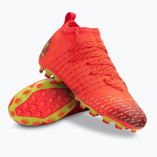 Scarpe da calcio per bambini OneTeam NAMAYRO TEEN AG/MG arancione