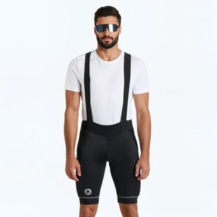 Pantaloncini ATTABO Kirun Pro Bib da uomo Cargo nero