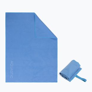 AQUASTIC Havlu M asciugamano ad asciugatura rapida blu navy