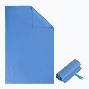 AQUASTIC Havlu XL asciugamano ad asciugatura rapida, blu navy