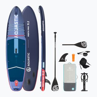 AQUASTIC SUP board Perth Pro 11'2" allround blu scuro