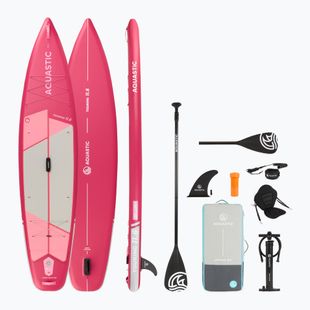 Set tavola SUP gonfiabile AQUASTIC Touring 11'6" pink