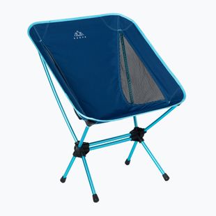 Sedia da campeggio pieghevole KADVA Sego Low ultraleggero blu