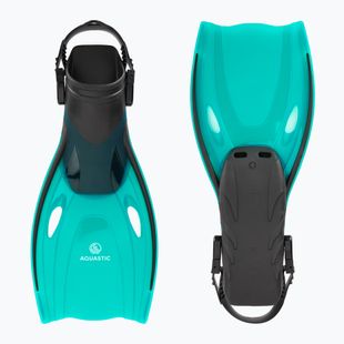 AQUASTIC Pinne da snorkeling blu Jetty