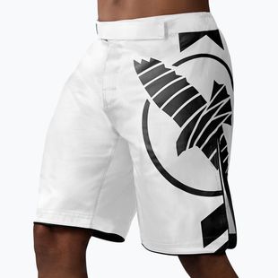 Pantaloncini da allenamento Hayabusa Icon Fight bianco/nero