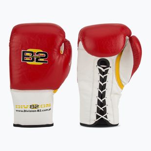 Guanti da boxe DIVISION B-2 DIV-PFG1500 Pro 3-Layer Foam rosso/bianco