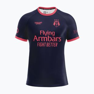 Rashguard Ground Game FC Armbar blu navy