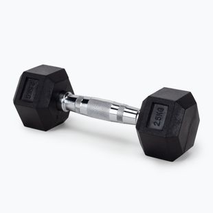 Manubrio gommato Bauer Fitness HEX nero AC-1701