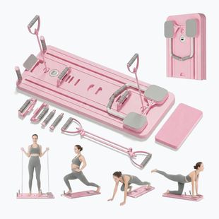Reformer per pilates Extralink 9w1 pink