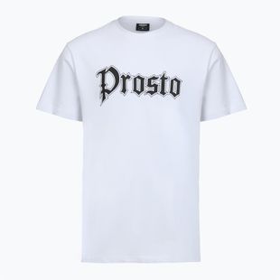 PROSTO T-shirt da uomo Traz bianco