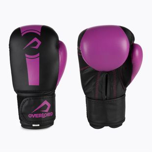 Guanti Overlord Boxer nero/rosa