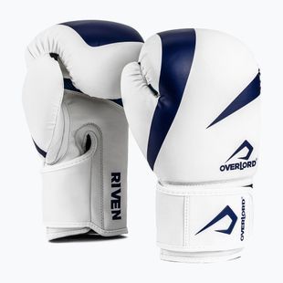 Guanti da boxe Overlord Riven bianco/blu