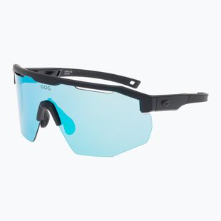 Occhiali da sole GOG Argo metallizzati opachi blu navy/nero/bianco reflex/blu