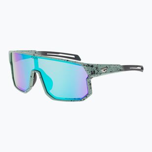 Occhiali da sole GOG Vidar matt green/black reflex white/blue