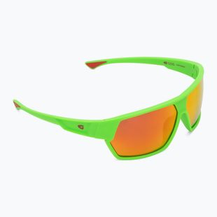 Occhiali da sole GOG Zonda opachi verde neon/rosso