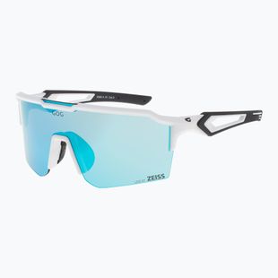 Occhiali da sole GOG Valhalla bianco opaco/nero/riflesso blu cielo