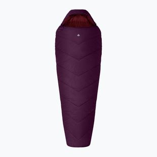 Sacco a pelo Alpinus Fiber Pro 1100 bordeaux destro