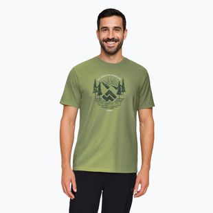 T-shirt Alpinus Kitreli verde uomo