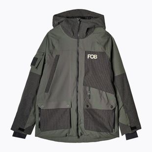 Giacca da snowboard da uomo 4F M511 kaki