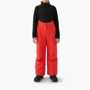 Pantaloni da sci per bambini 4F Fnk M0949 red