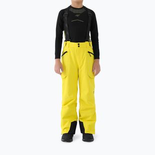 Pantaloni da sci per bambini 4F Fnk M0953 yellow