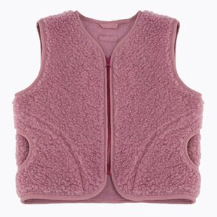 Gilet bambino KID STORY Merino dusty pink