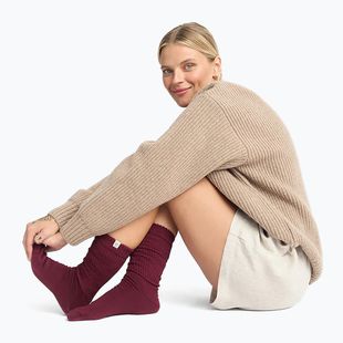 Calzini da donna JOYINME Ground Yourself burgundy