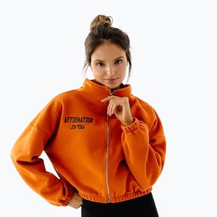 Pile donna JoyInMe Zip Flow Sweatshirt pumpkin spice