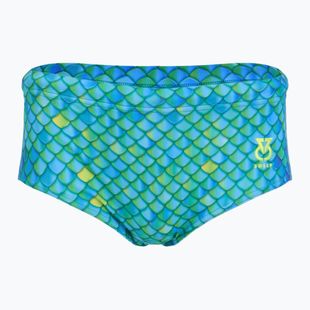 SWEEP Aqua Hippos, boxer da bagno da uomo blu/giallo/verde
