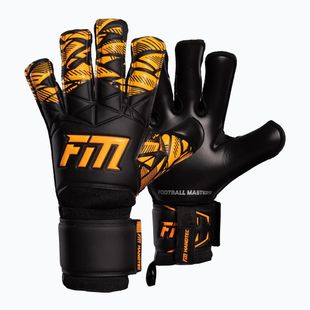 Guanti da portiere Football Masters Invictus X Training nero/arancione