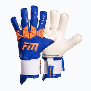 Guanti da portiere Football Masters Invictus X PRO blu/arancione