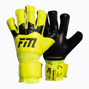 Guanti da portiere Football Masters Invictus X giallo fluo