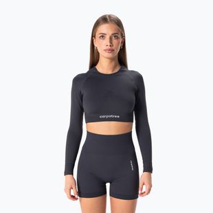 Maniche lunghe da allenamento da donna Carpatree Allure Seamless grigio titanio