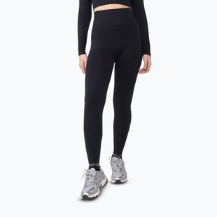 Leggings da allenamento donna Carpatree Dopamine Buzz Seamless nero ossidiana