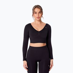 Maglia a maniche lunghe da allenamento da donna Carpatree Eris Seamless orchid black