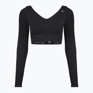 Maglia a maniche lunghe da allenamento da donna Carpatree Eris Seamless orchid black