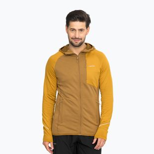 Felpa da trekking uomo Viking Birger Hoodie light brown/yellow