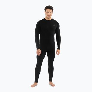 Completo intimo termico da uomo Viking Meriboo Base Layer black