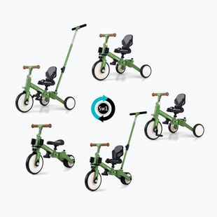 Bicicletta senza pedali Milly Mally 5w1 Optimus Max green