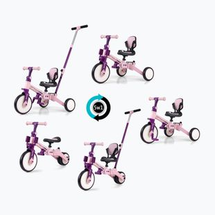 Bicicletta senza pedali Milly Mally 5w1 Optimus Max pink
