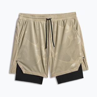 Pantaloncini da uomo 4F Athletic FNK M1424 beige