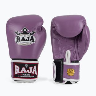 RAJA BOXING Guanti da boxe singoli standard in vera pelle viola