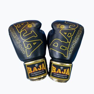 RAJA BOXING Origine Guanti da boxe in vera pelle standard neri