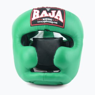 Casco RAJA BOXING in vera pelle verde